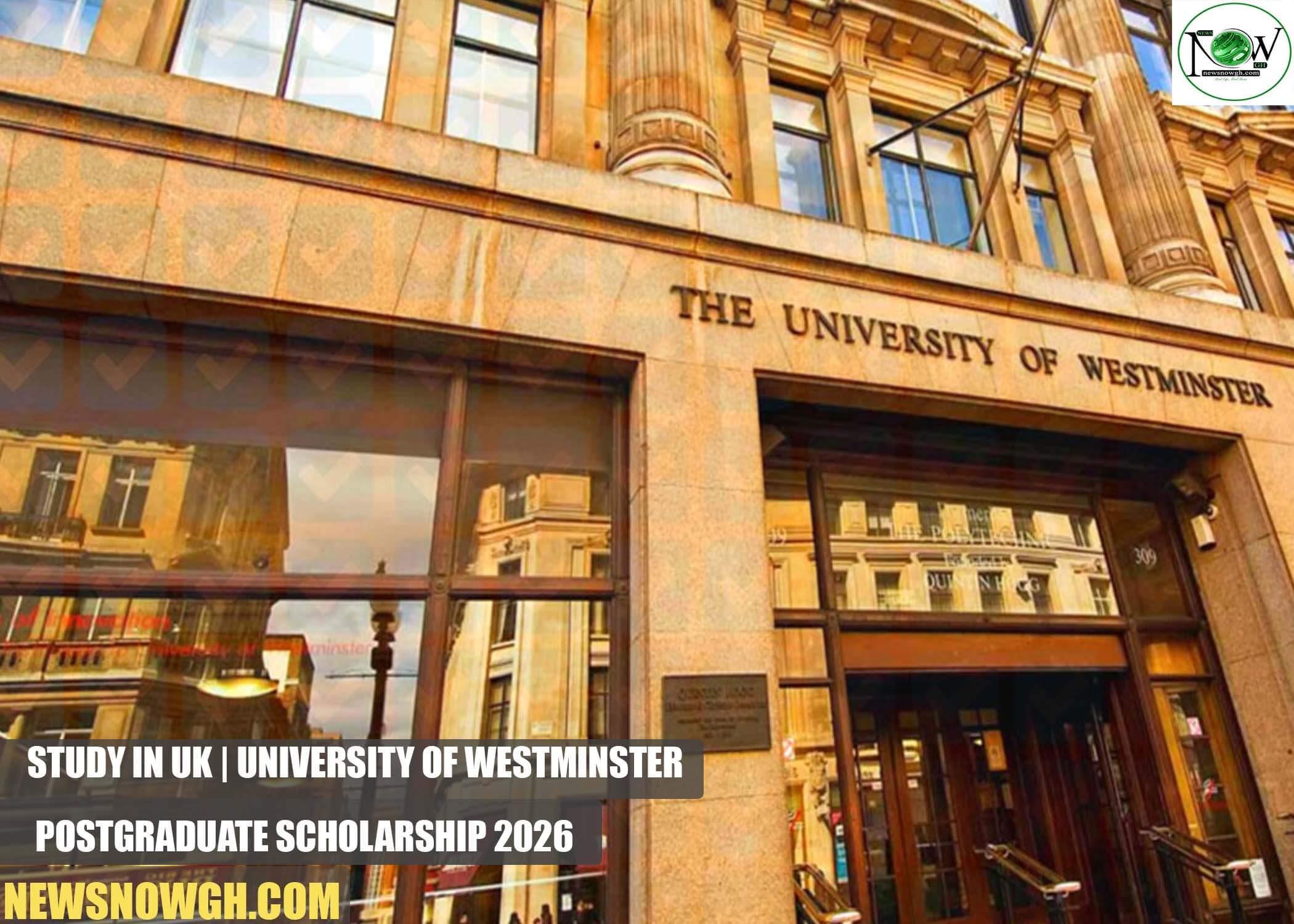 University of Westminster Home Postgraduate Scholarship
