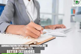 Administrator/Entry-Level Bookkeeper Job in Australia 2025 | Better Exteriors