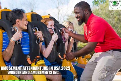 Amusement Attendant Job in USA 2025 | Wonderland Amusements Inc.