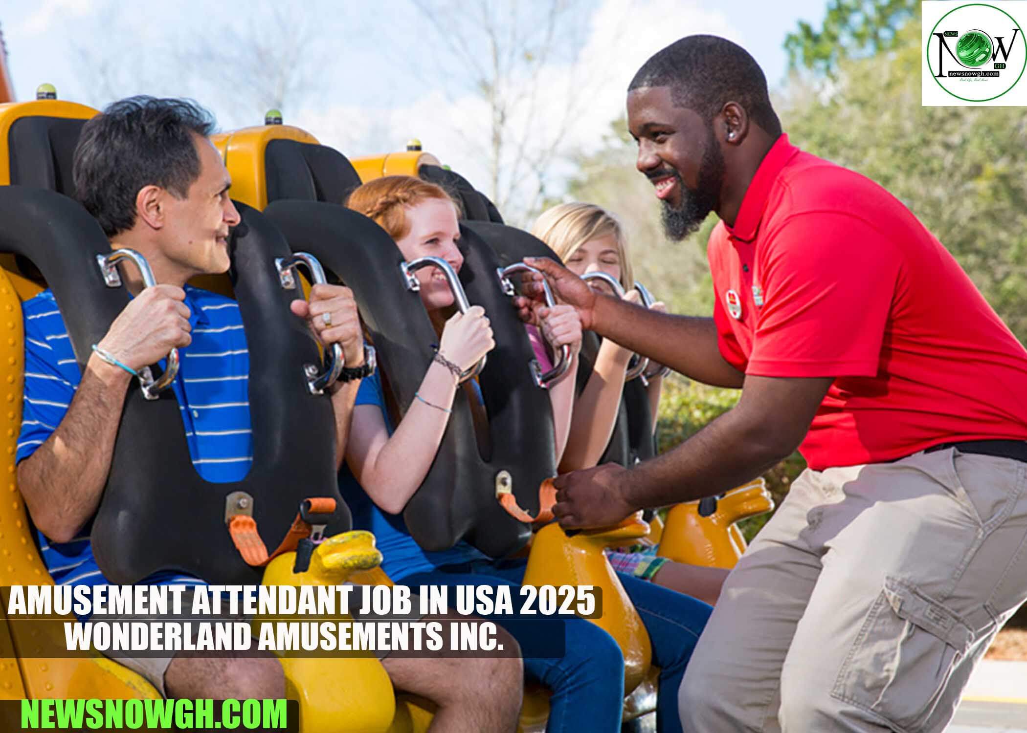 Amusement Attendant Job in USA 2025 | Wonderland Amusements Inc.