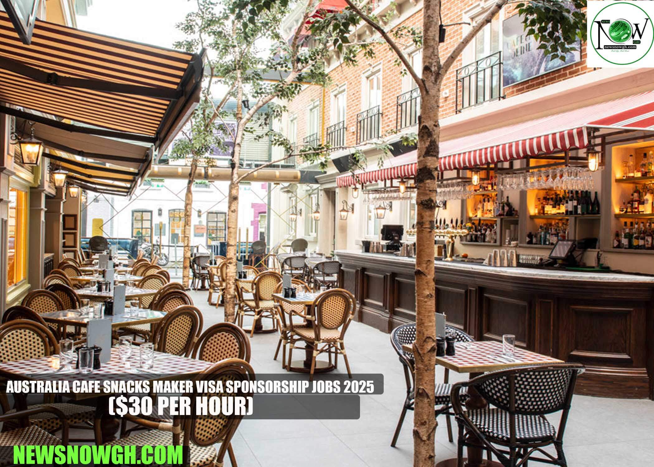 Australia Cafe Snacks Maker Visa Sponsorship Jobs 2025