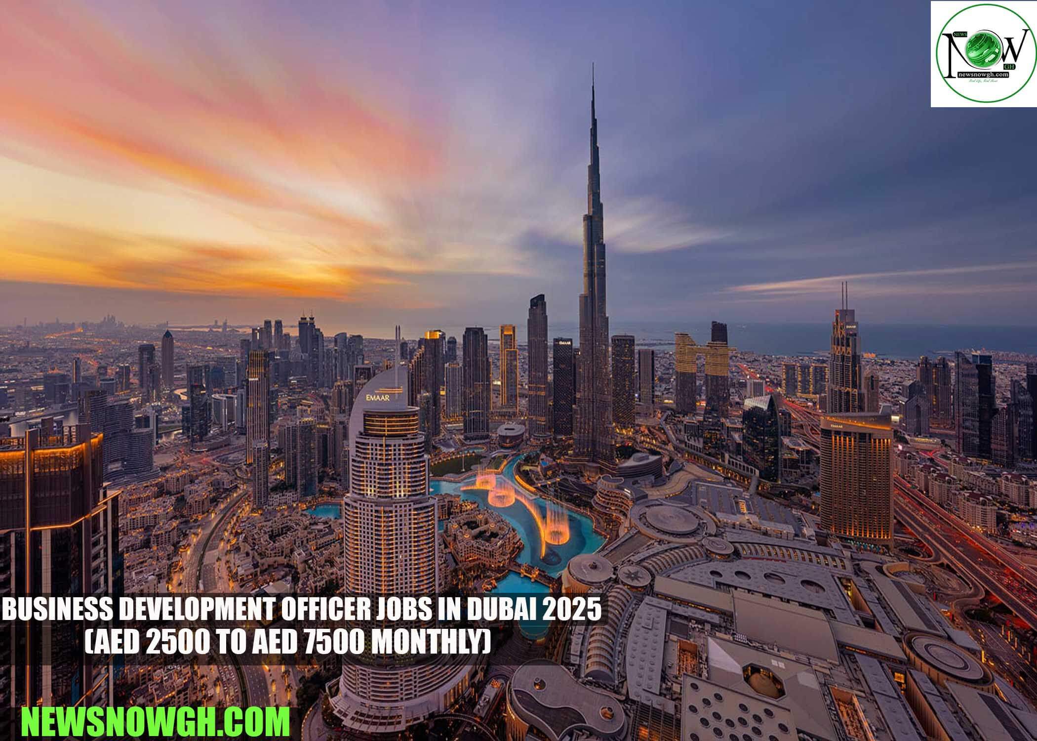 Business Development Officer Jobs in Dubai 2025