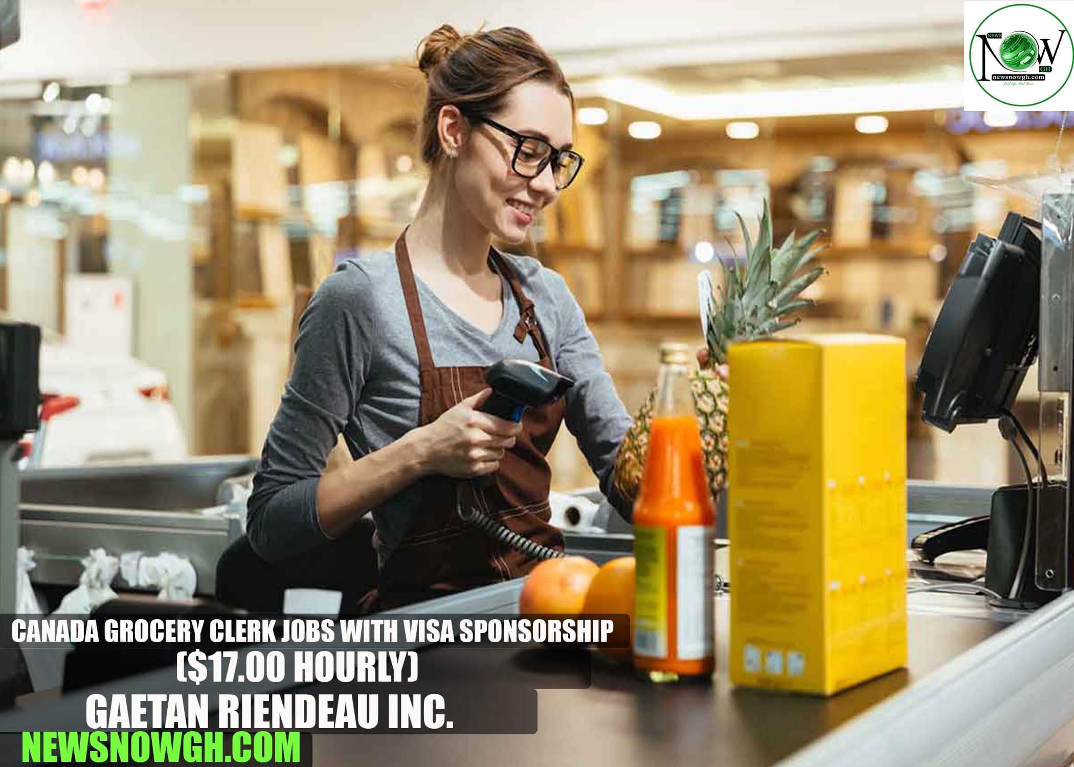 Canada Grocery Clerk Jobs with Visa Sponsorship