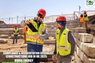 Compliance & Accreditation Specialist (Construction) Job in UK 2025 | Vibra Energy