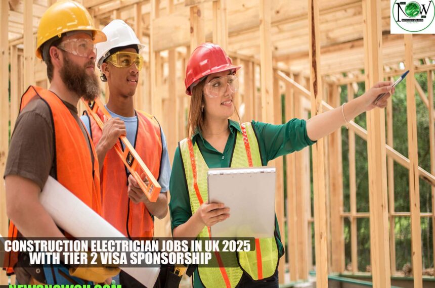 Construction Electrician Jobs in UK 2025 with Tier 2 Visa Sponsorship