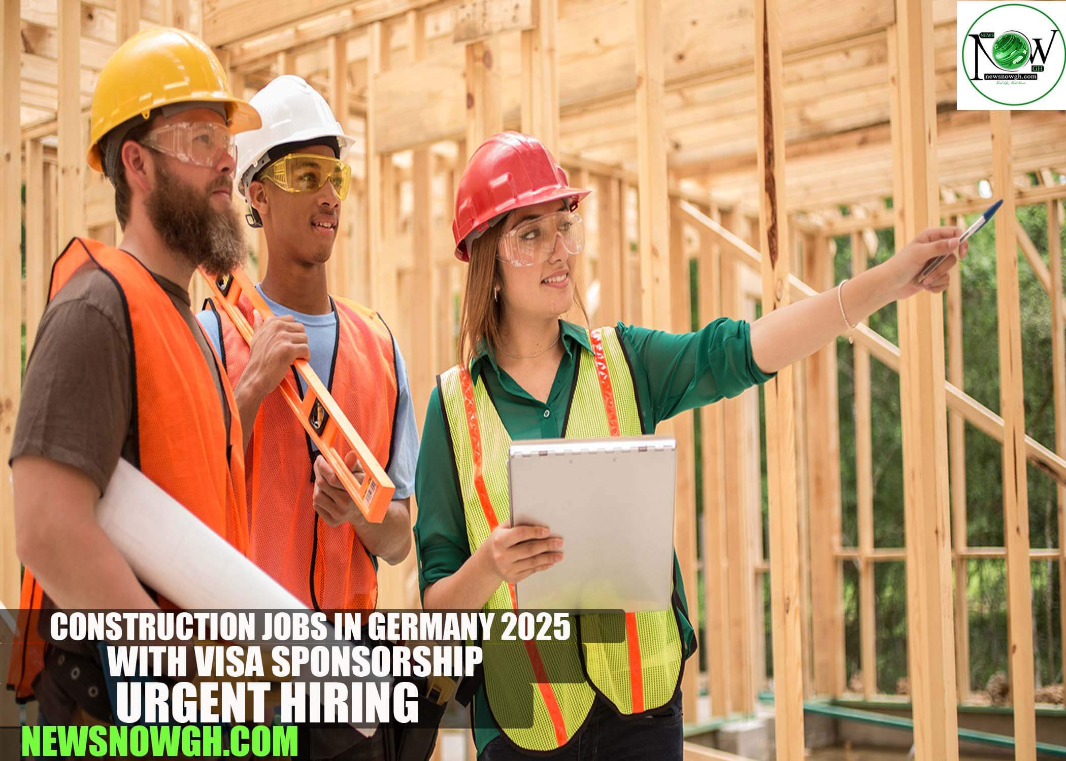 Construction Jobs in Germany 2025 with Visa Sponsorship | Urgent Hiring