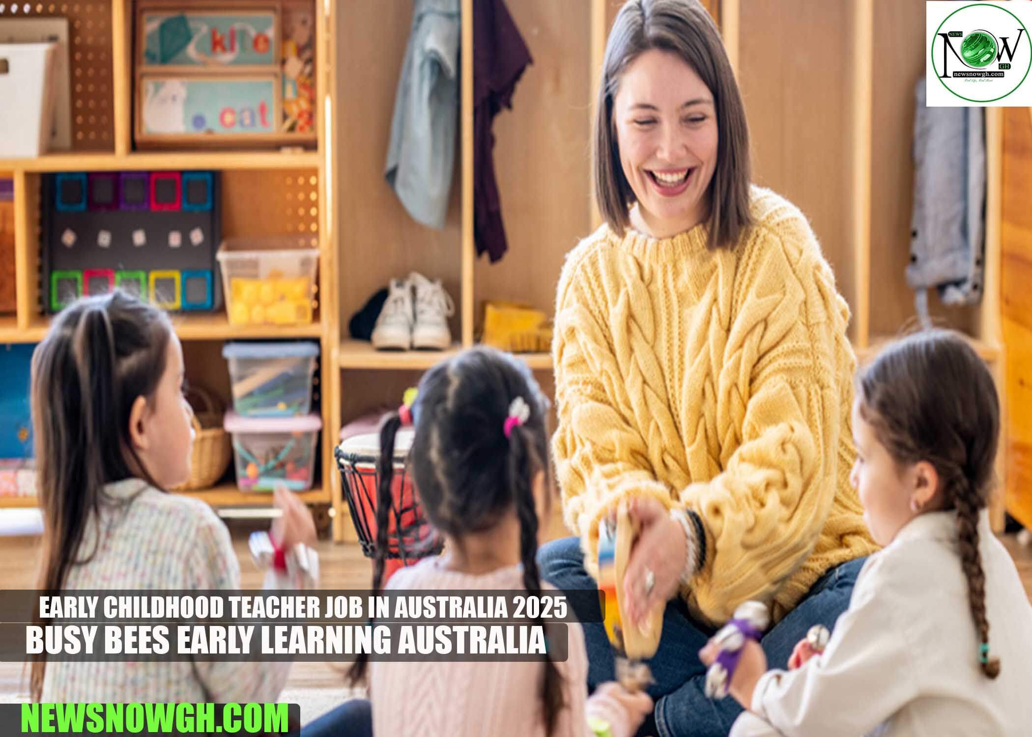 Early Childhood Teacher Job in Australia 2025 | Busy Bees Early Learning Australia