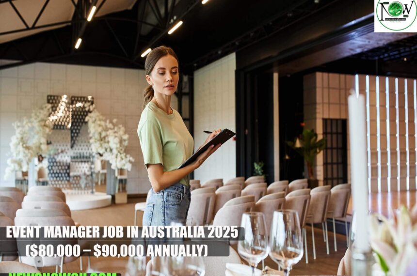 Event Manager Job in Australia 2025