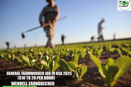 General Farmworker Job in USA 2025 | Wendell Zaunbrecher