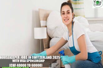 Housekeeper Jobs in Switzerland 2025 with Visa Sponsorship