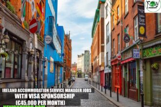 Ireland Accommodation Service Manager Jobs