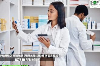 Pharmacy Manager (Pharmacist) Job in USA 2025