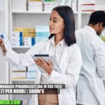 Pharmacy Manager (Pharmacist) Job in USA 2025 | Shaw's