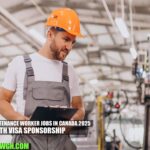 Plant Maintenance Worker Jobs in Canada 2025 with Visa Sponsorship