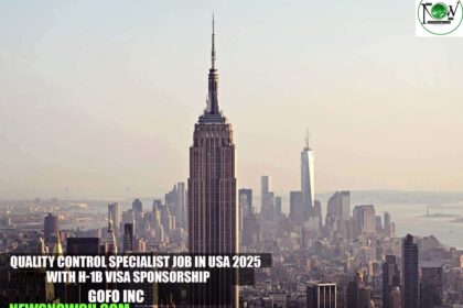 Quality Control Specialist Job in USA 2025 with H-1B Visa Sponsorship | Gofo Inc