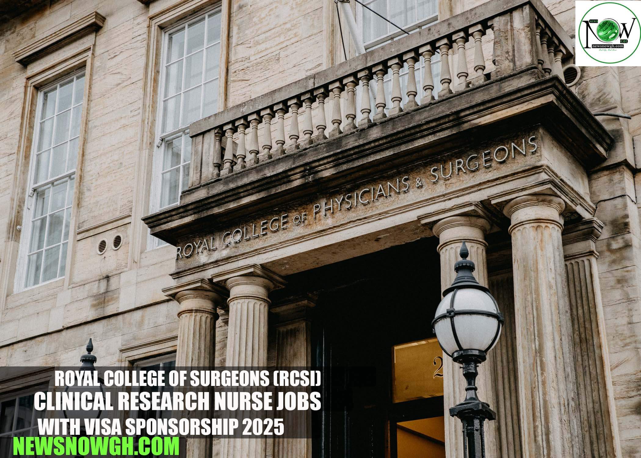 Royal College of Surgeons (RCSI) Clinical Research Nurse Jobs