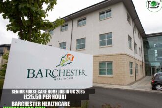 Senior Nurse Care Home Job in UK 2025 | Barchester Healthcare