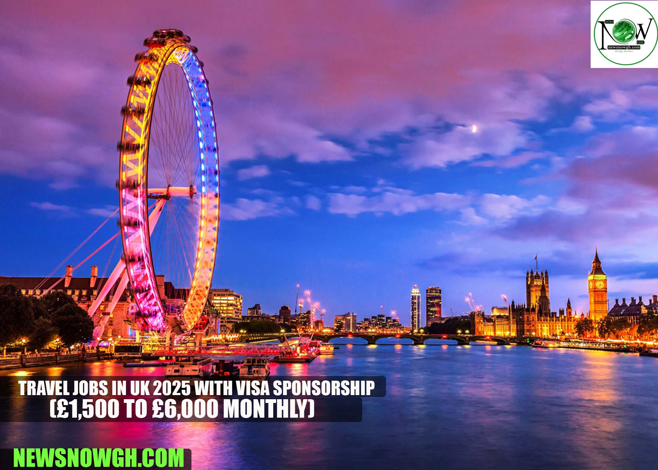 Travel Jobs in UK 2025 with Visa Sponsorship