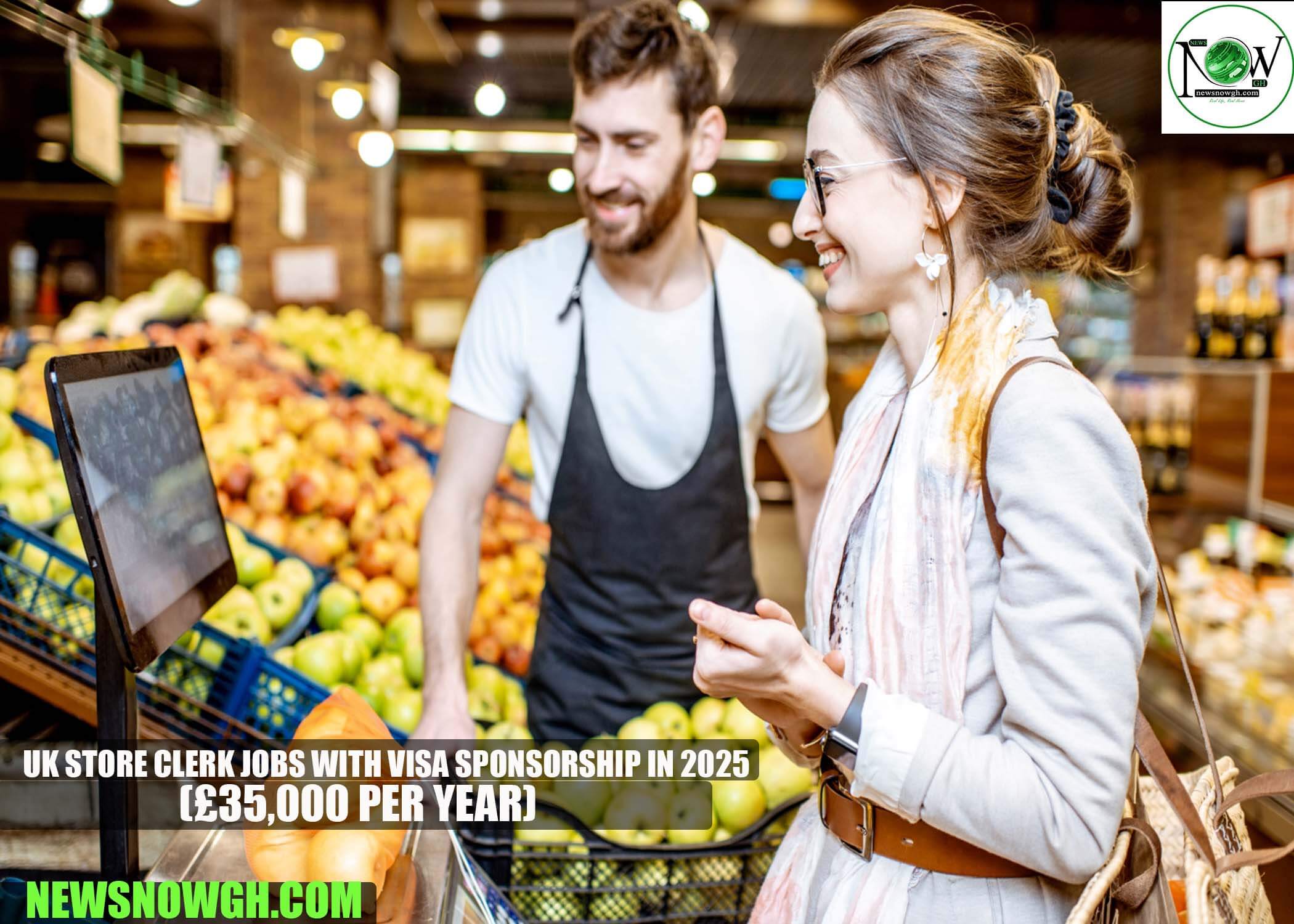 UK Store Clerk Jobs with Visa Sponsorship