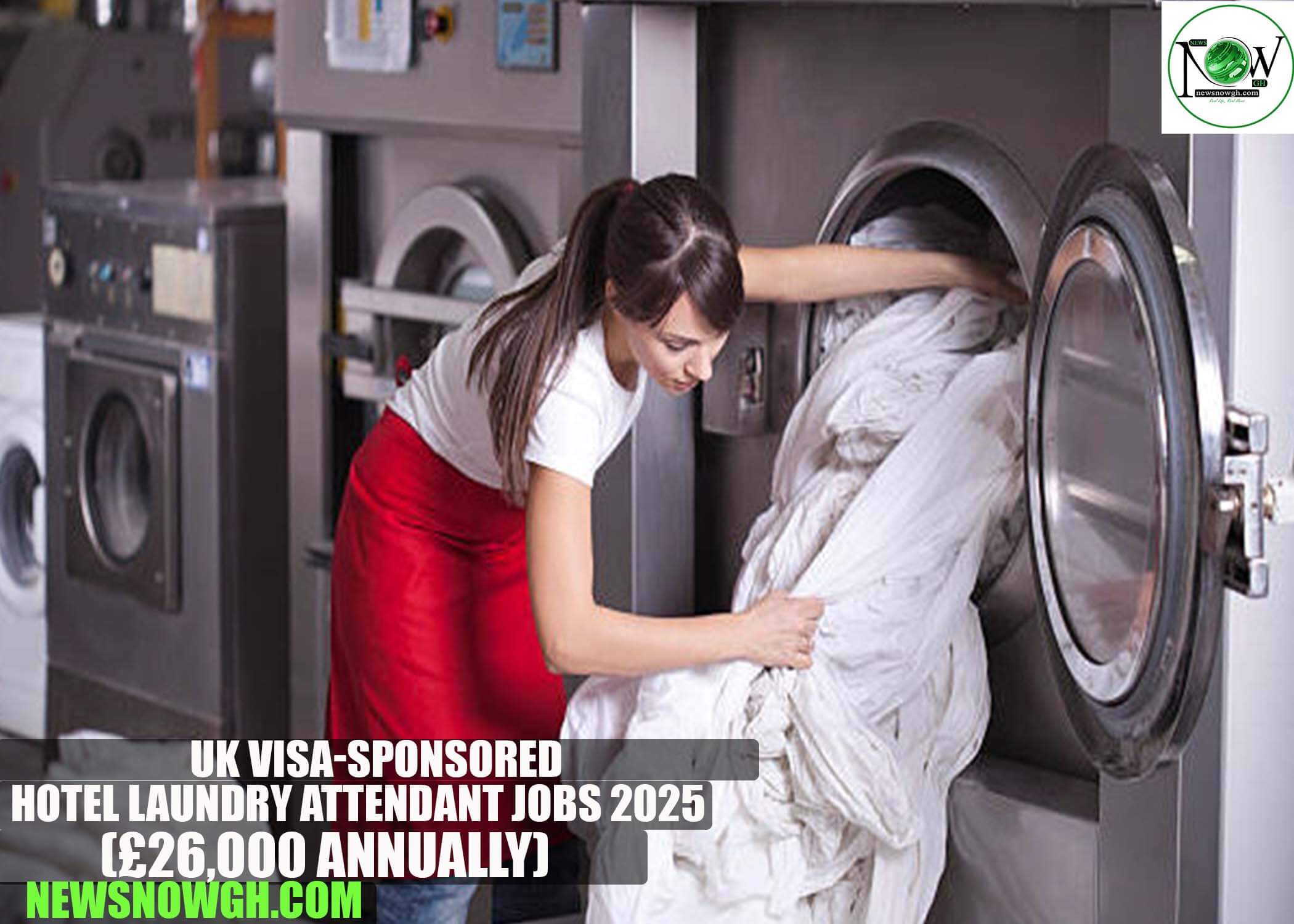 UK Visa-Sponsored Hotel Laundry Attendant Jobs