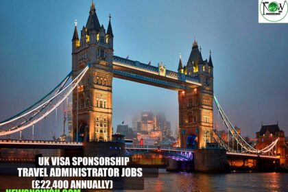 UK Visa Sponsorship Travel Administrator Jobs
