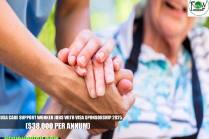 USA Care Support Worker Jobs with Visa Sponsorship 2025