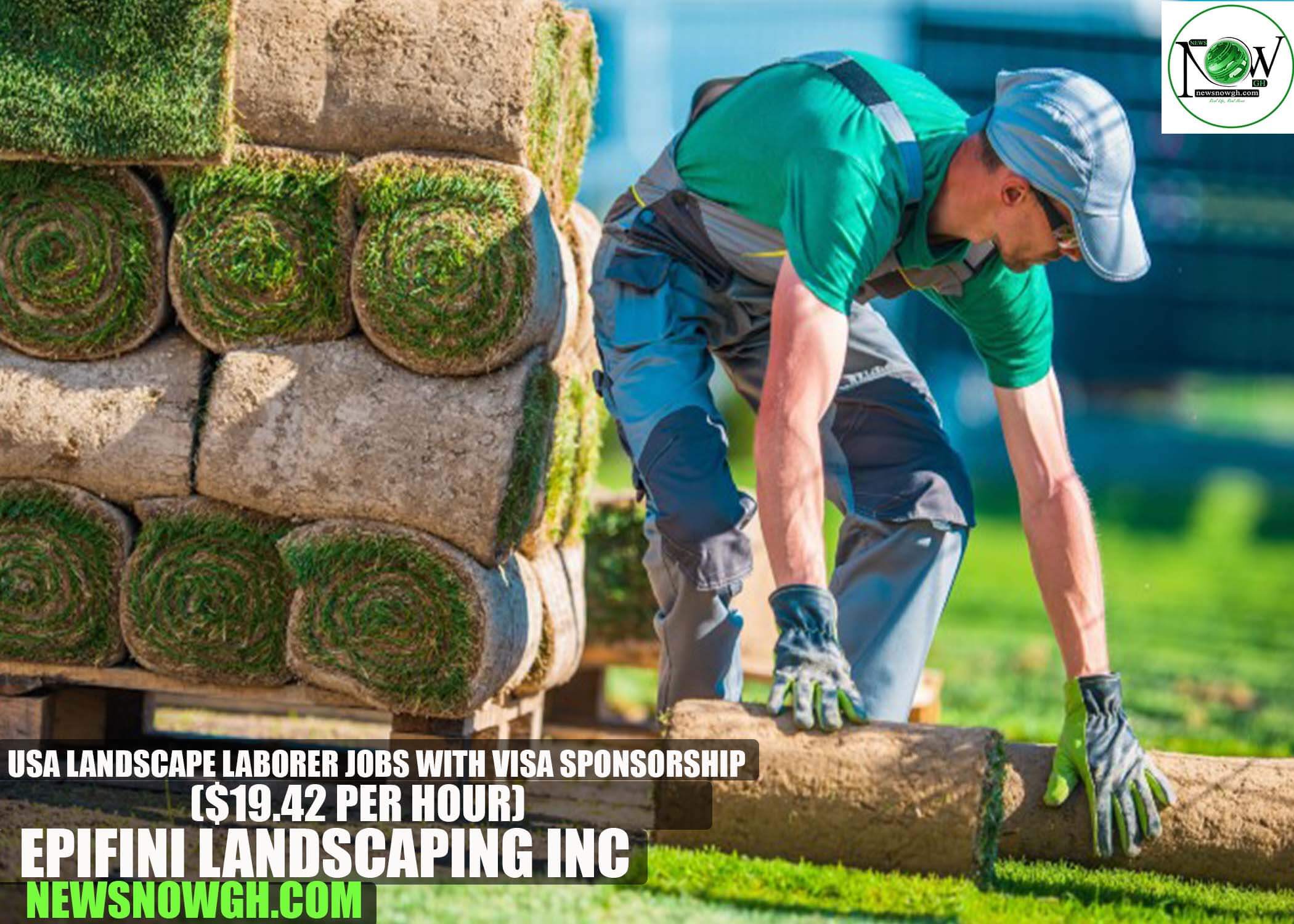 USA Landscape Laborer Jobs with Visa Sponsorship
