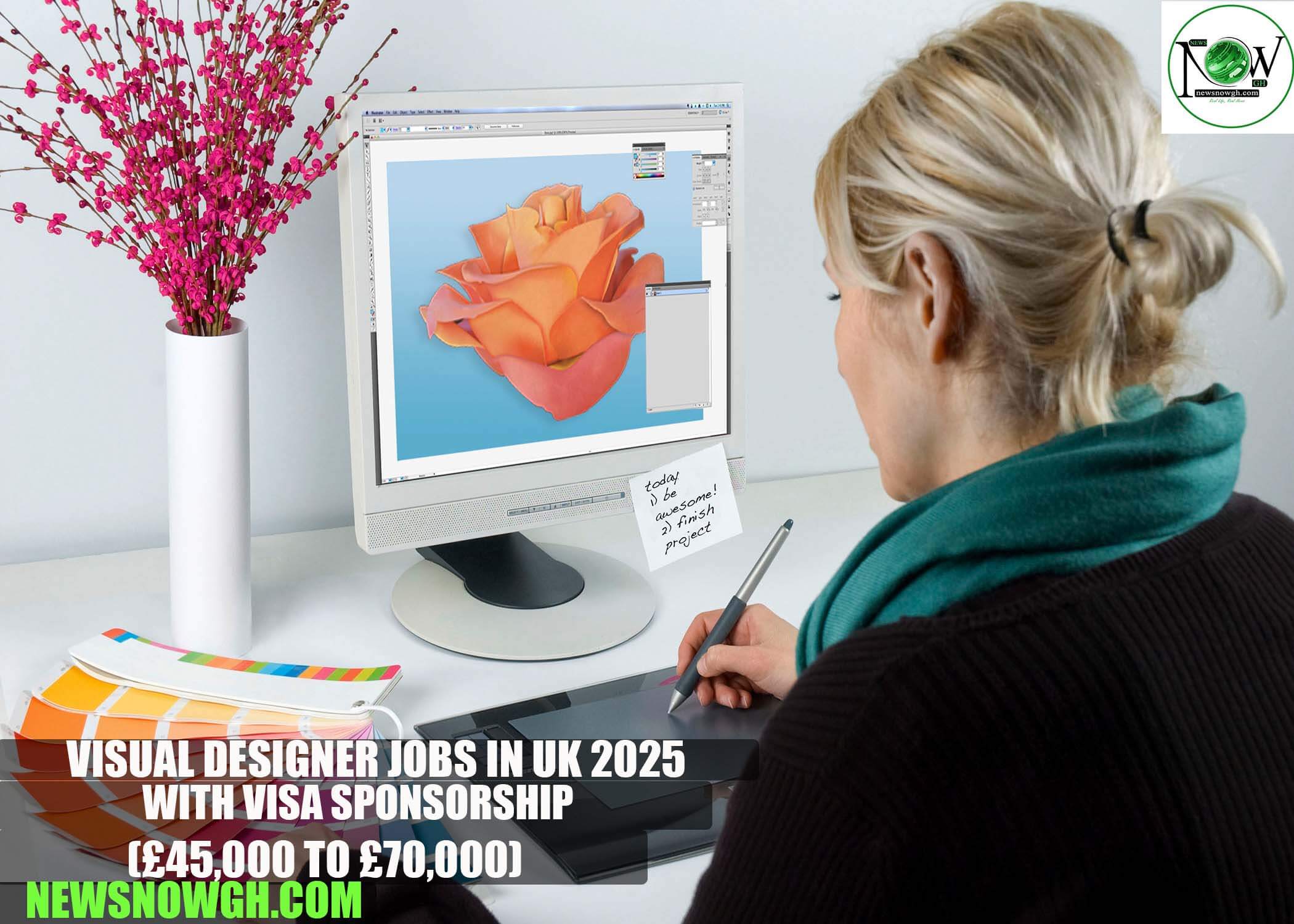 Visual Designer Jobs in UK 2025 with Visa Sponsorship