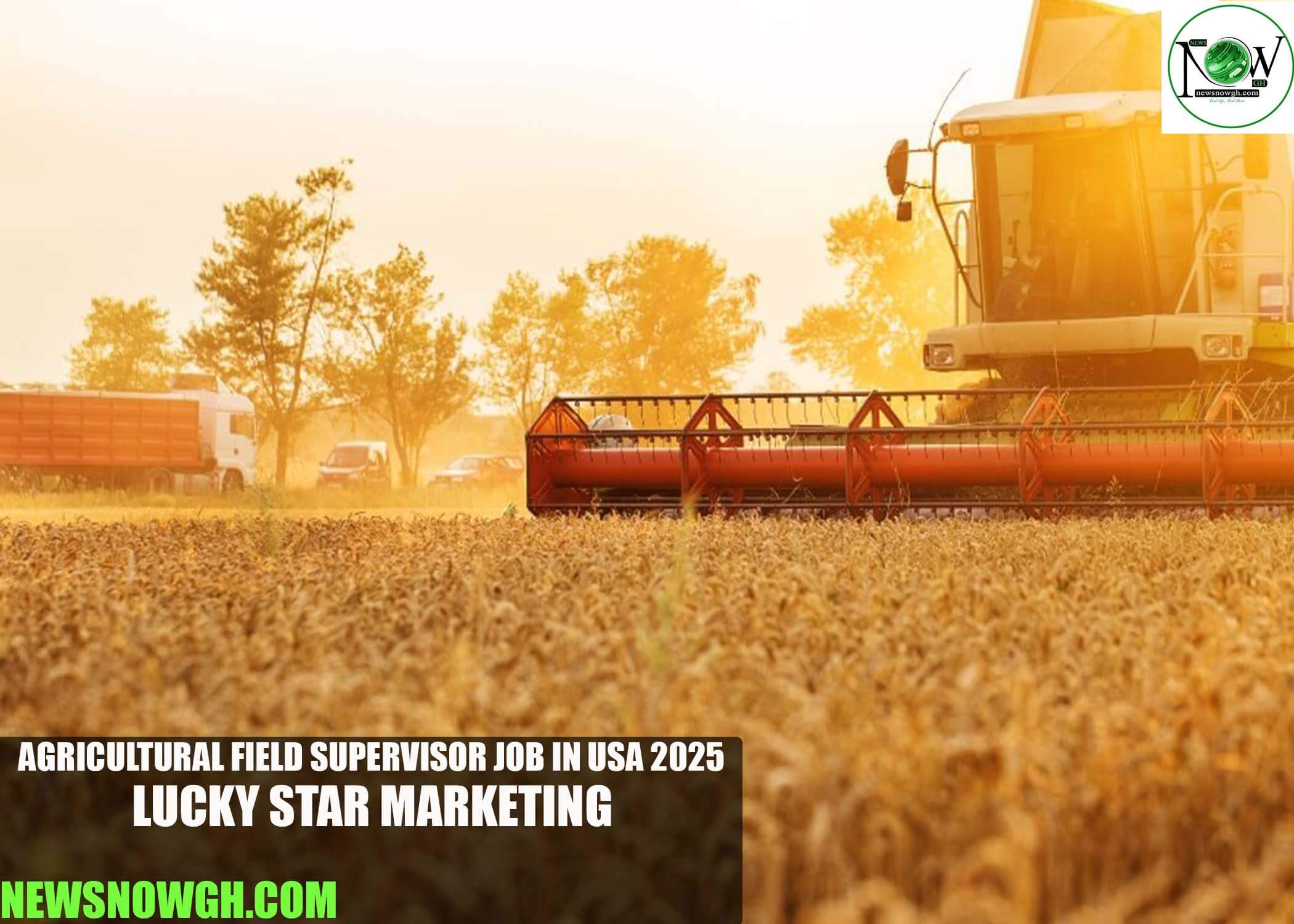 Agricultural Field Supervisor Job in USA 2025 | Lucky Star Marketing