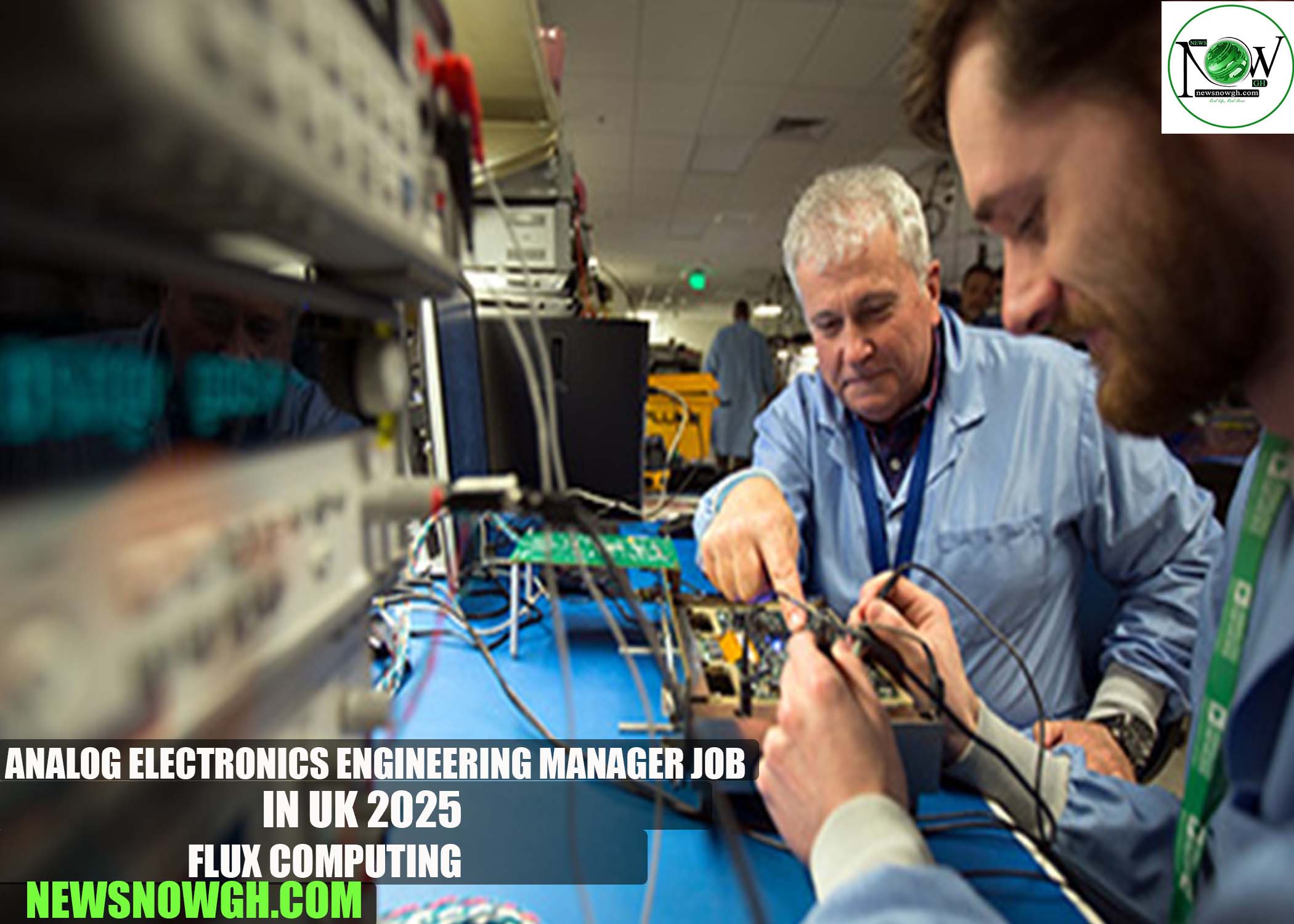 Analog Electronics Engineering Manager Job in UK 2025 | Flux Computing