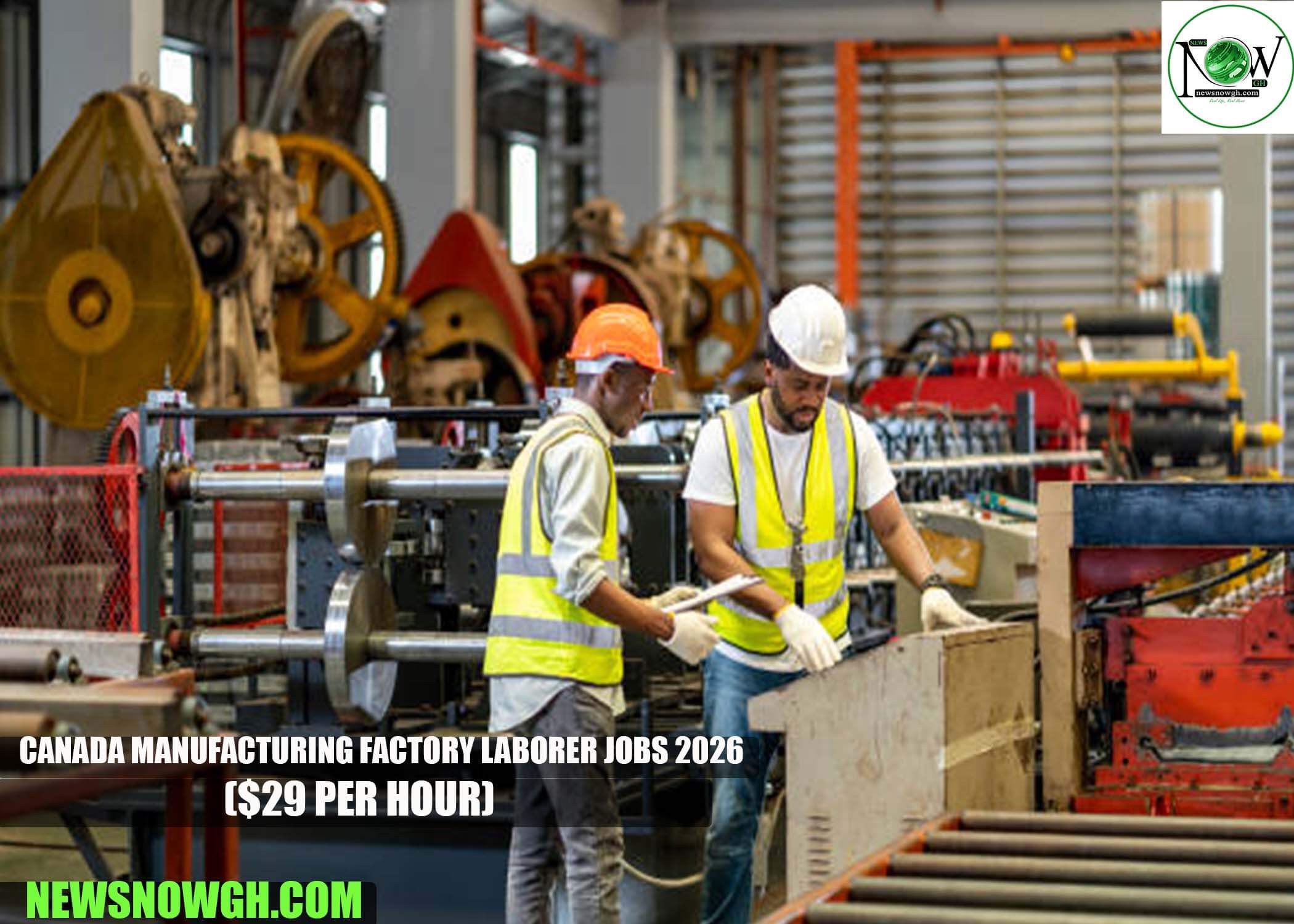 Canada Manufacturing Factory Laborer Jobs 2026