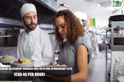 Canada Restaurant Manager Jobs With Visa Sponsorship 2026
