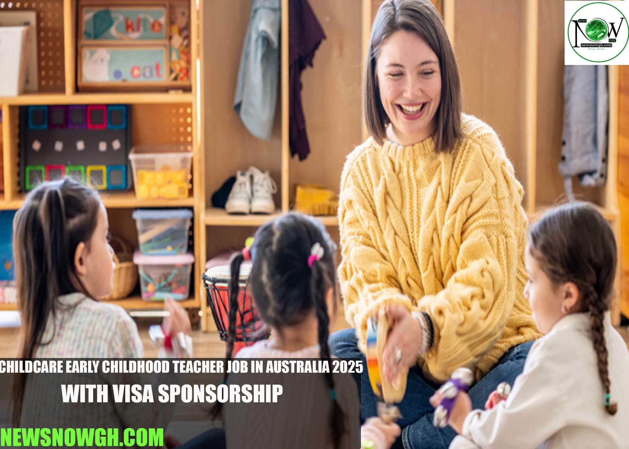 Childcare Early Childhood Teacher Job in Australia 2025 with Visa Sponsorship