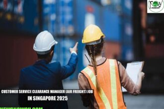 Customer Service Clearance Manager (Air Freight) Job in Singapore 2025