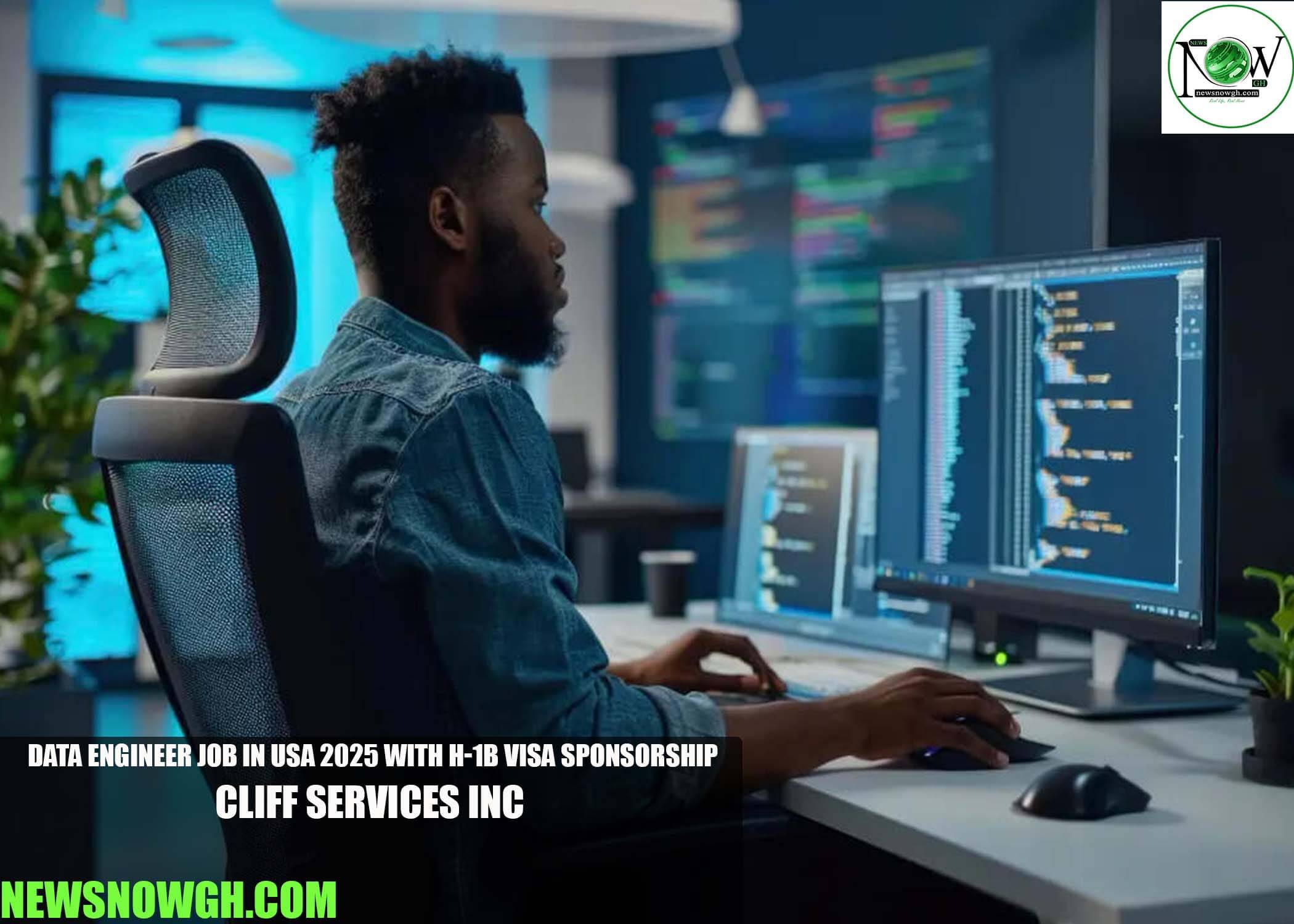 Data Engineer Job in USA 2025 with H-1B Visa Sponsorship | Cliff Services Inc