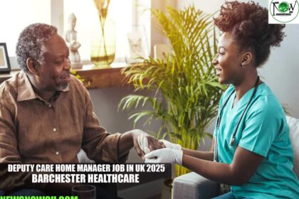 Deputy Care Home Manager Job in UK 2025 | Barchester Healthcare