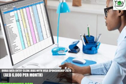 Dubai Data Entry Clerk Jobs with Visa Sponsorship 2026