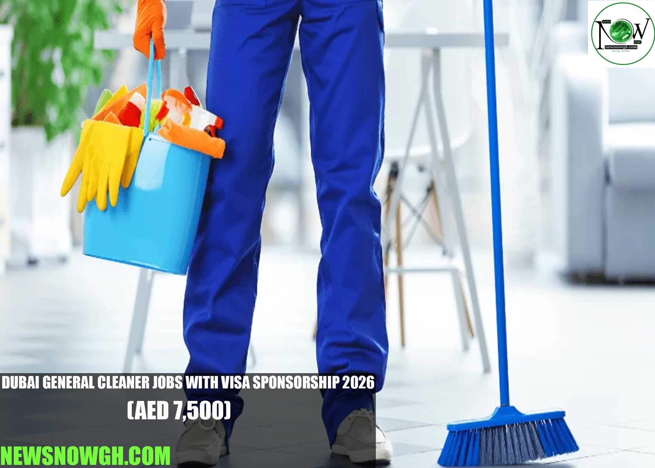 Dubai General Cleaner Jobs with Visa Sponsorship 2026