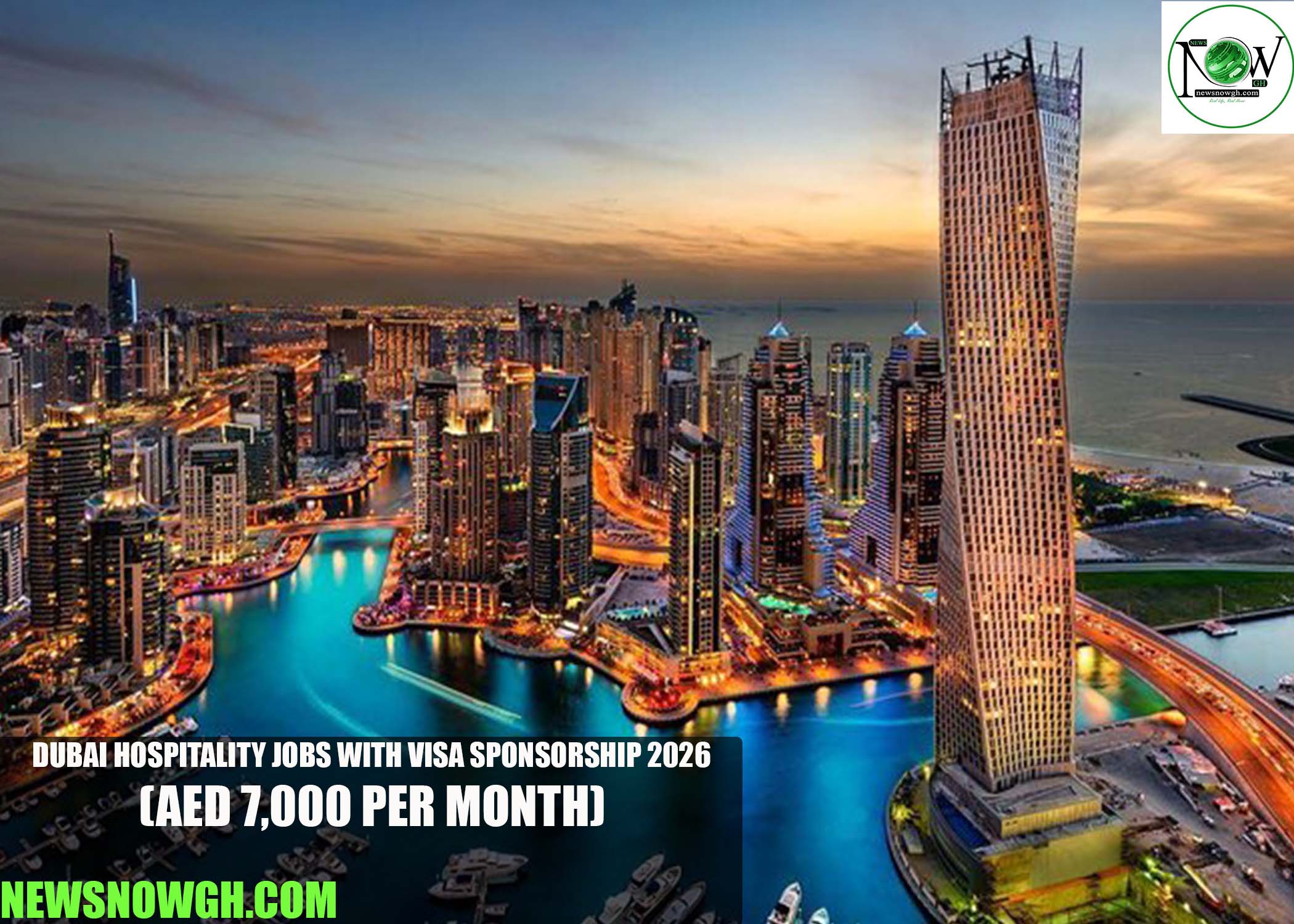Dubai Hospitality Jobs with Visa Sponsorship 2026