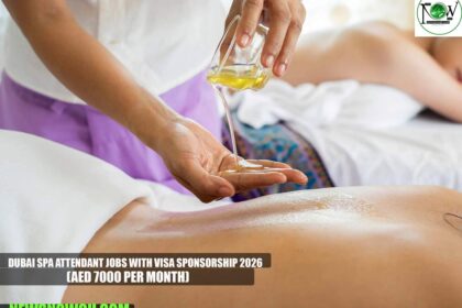Dubai Spa Attendant Jobs with Visa Sponsorship 2026