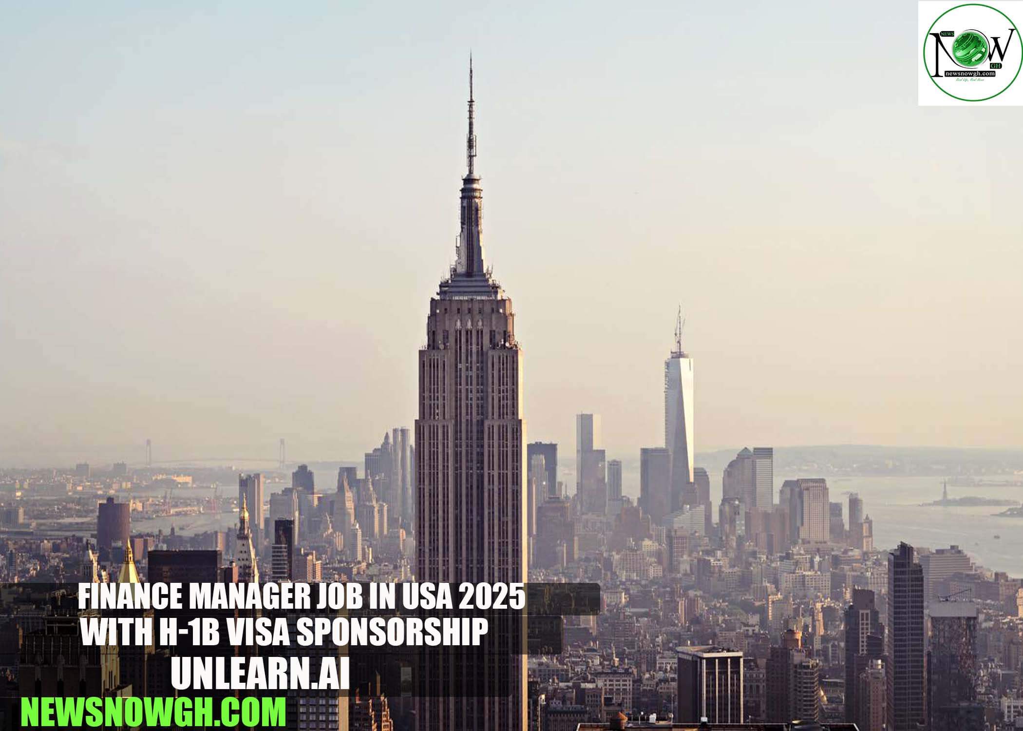 Finance Manager Job in USA 2025 with H-1B Visa Sponsorship | Unlearn.AI