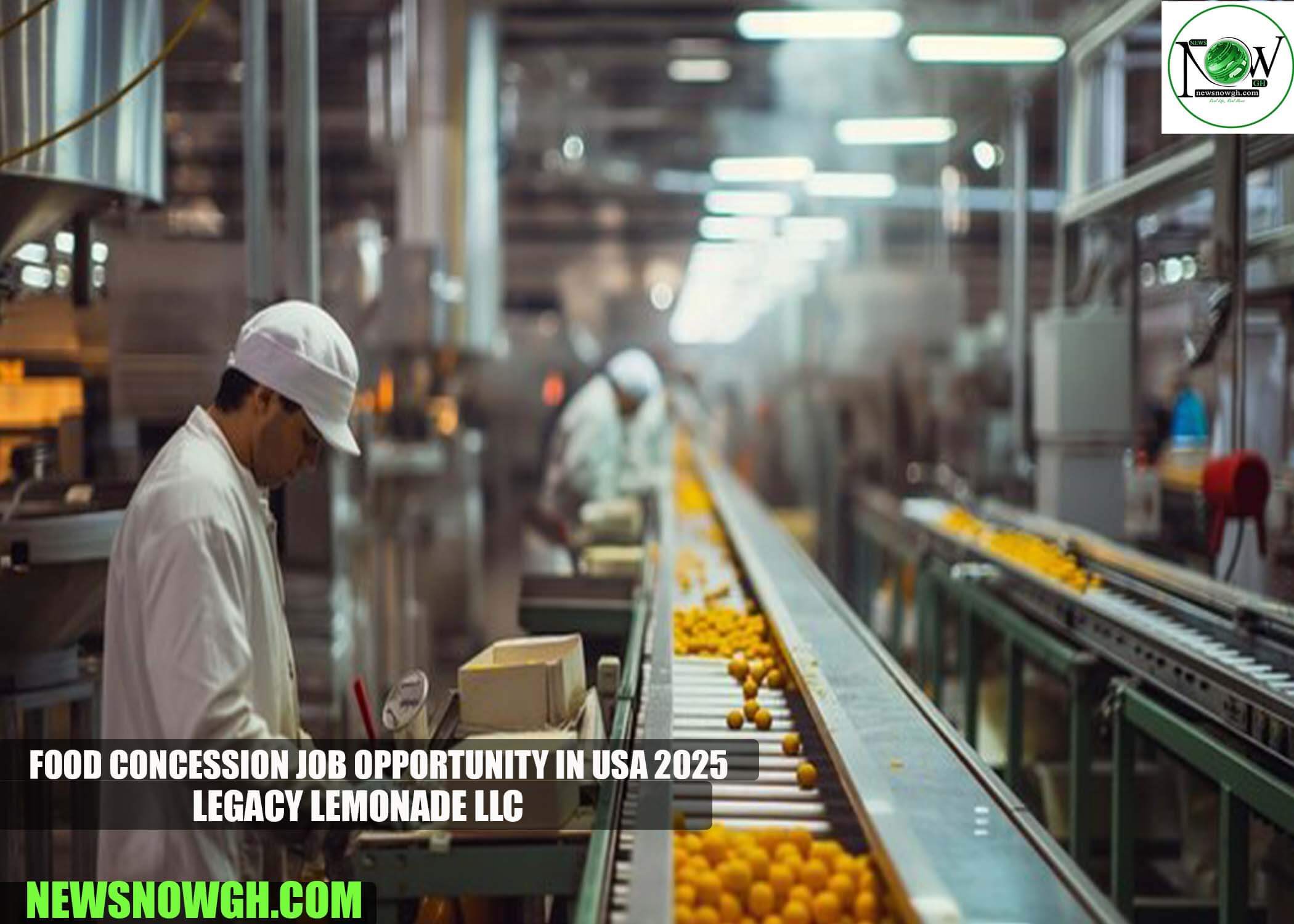 Food Concession Job Opportunity in USA 2025 | Legacy Lemonade LLC