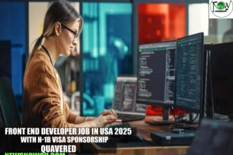 Front End Developer Job in USA 2025 with H-1B Visa Sponsorship | QuaverEd