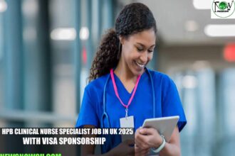 HPB Clinical Nurse Specialist Job in UK 2025 with Visa Sponsorship