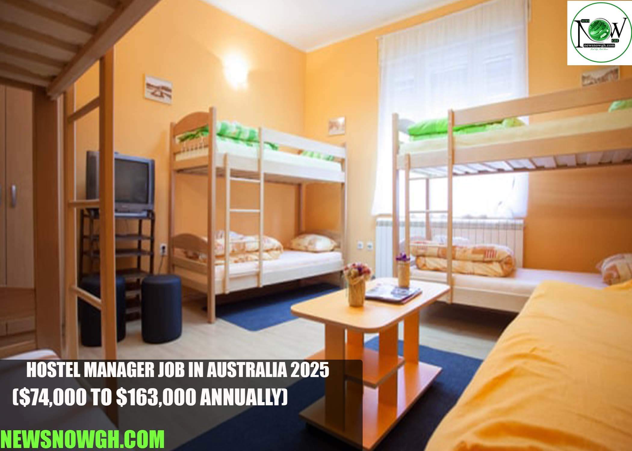 Hostel Manager Job in Australia 2025