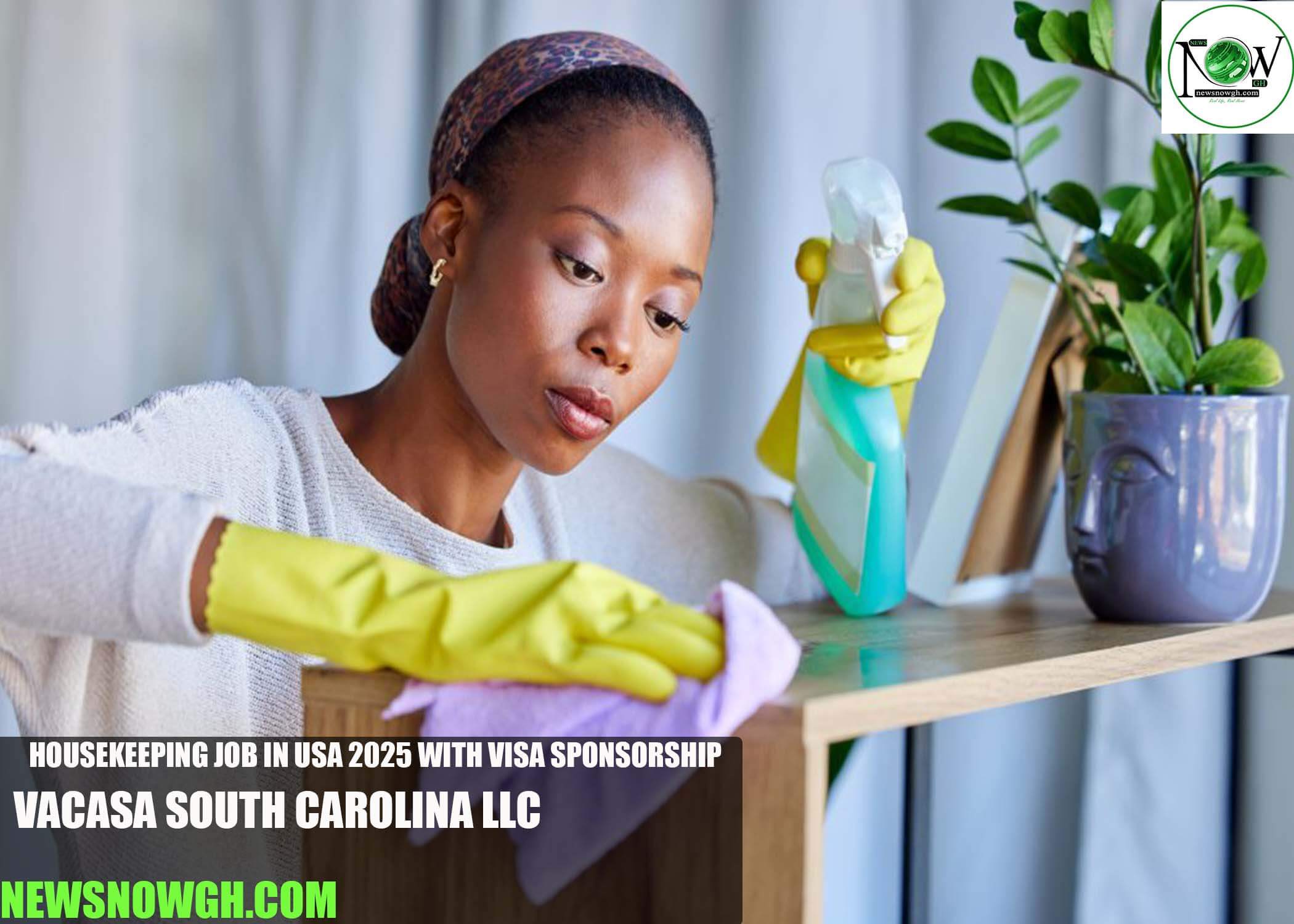 Housekeeping Job in USA 2025 with Visa Sponsorship | Vacasa South Carolina LLC