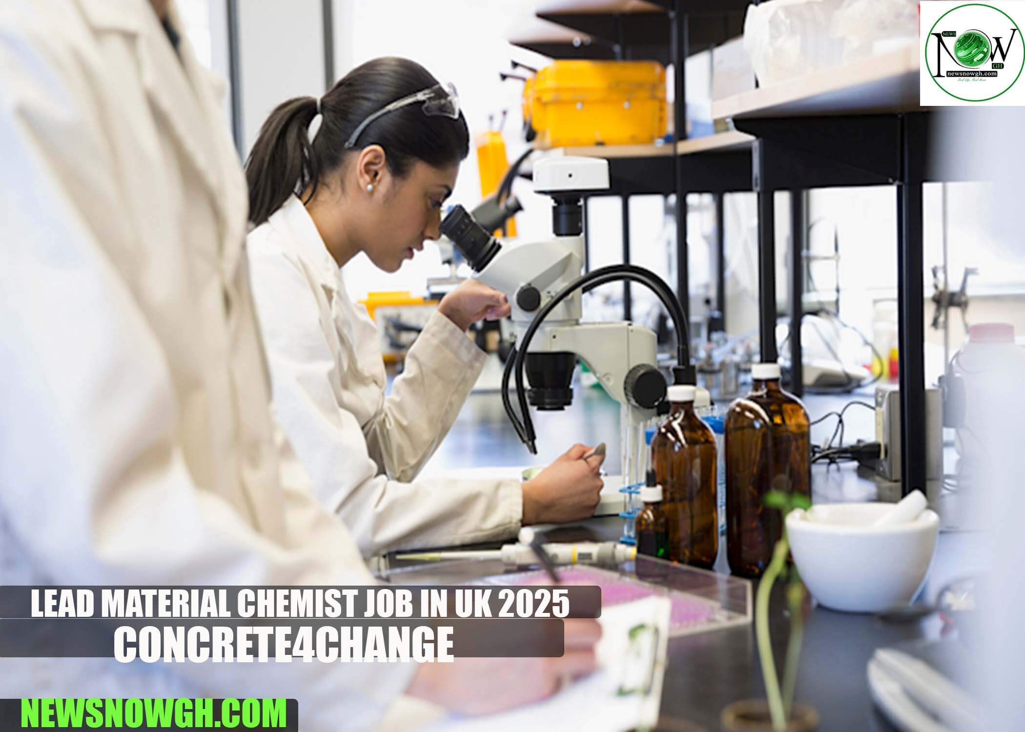 Lead Material Chemist Job in UK 2025 | Concrete4Change