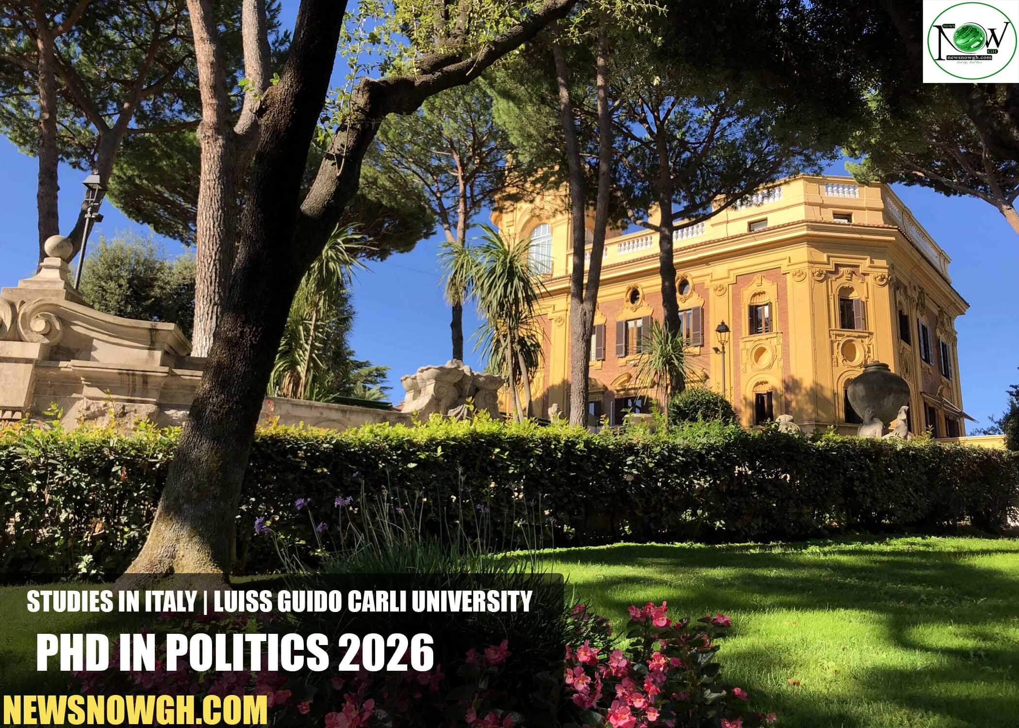 Luiss Guido Carli University PhD in Politics