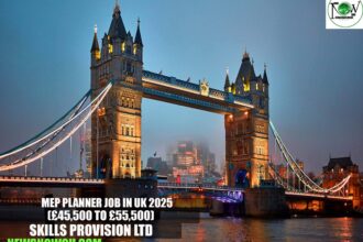 MEP Planner Job in UK 2025 | Skills Provision Ltd