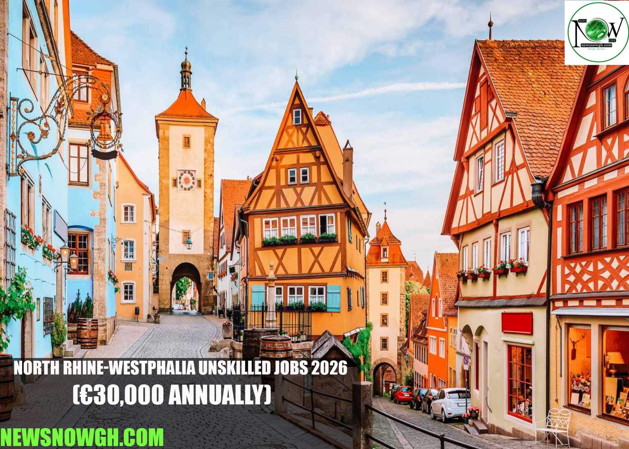 North Rhine-Westphalia Unskilled Jobs 2026